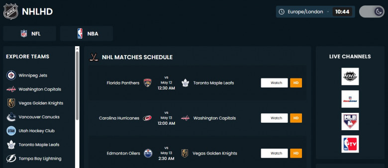 NHLHD Hockey Live