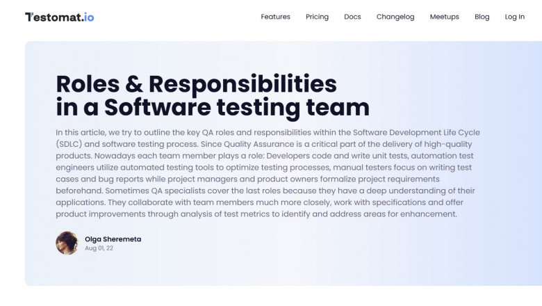 Roles and Responsibilities in a Software Testing Team: Key Insights for Building a High-Performance QA Team