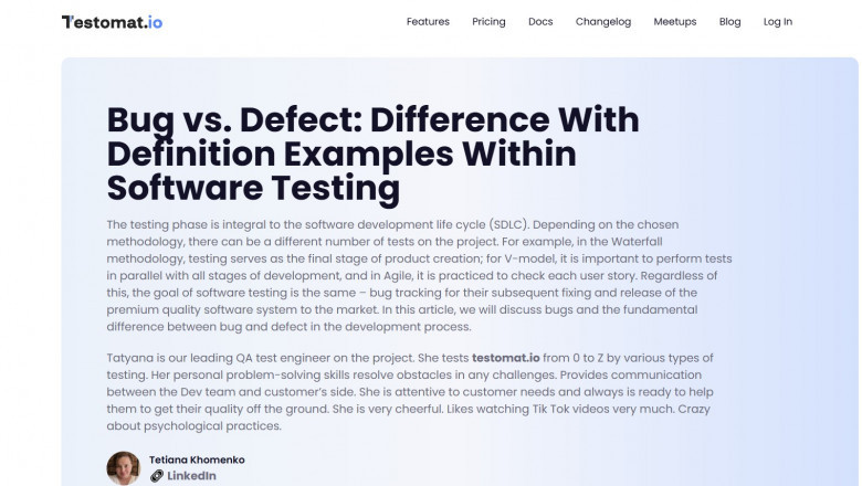 Understanding the Difference Between Bug and Defect in Software Testing