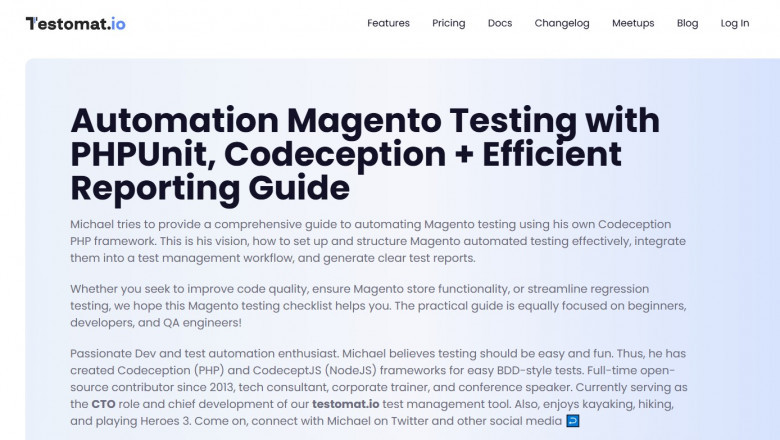 Magento Automated Testing: Revolutionizing eCommerce Quality with PHPUnit and Codeception