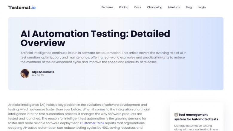 AI in Test Automation: A Detailed Overview