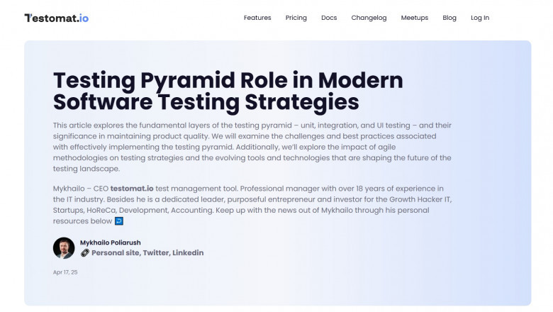 Mastering the Testing Pyramid in Agile: A Strategy for Modern Software Excellence