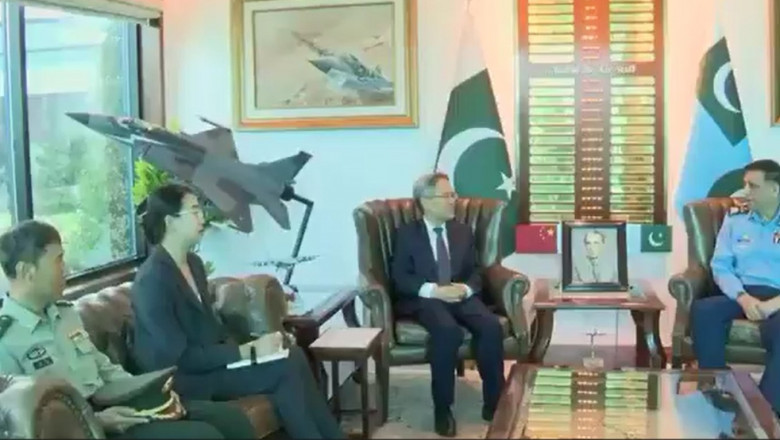 Chinese Ambassador Visits PAF Headquarters: Strengthening Bilateral Defense Ties