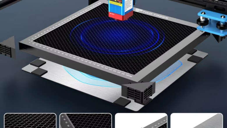 What industry tool can engrave, cut, and measure with light yet never runs out of ink or blades?