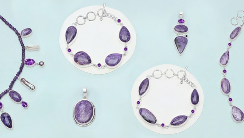 Charoite Jewelry That Radiates Mystical Pink Splendor