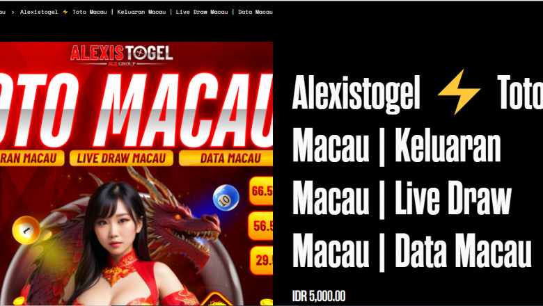 Toto Macau: Era Baru Togel Online Modern dengan Live Draw Transparan di Alexistogel