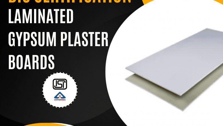 EVTL assists in BIS certification for coated/laminated gypsum plaster boards throughout India