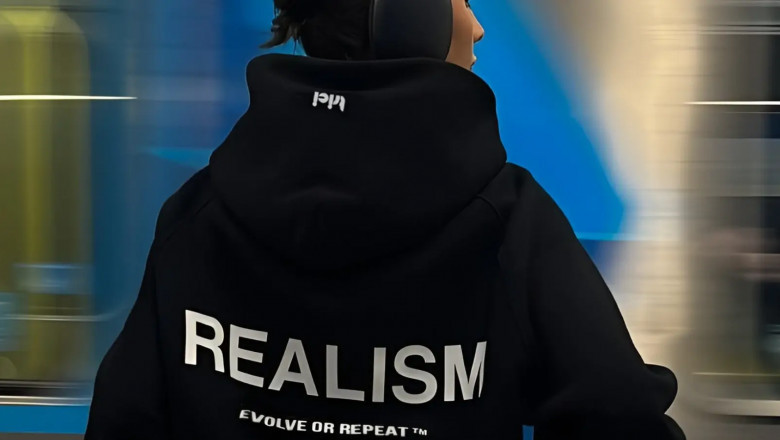 Bold in Black: The Realism Hoodie