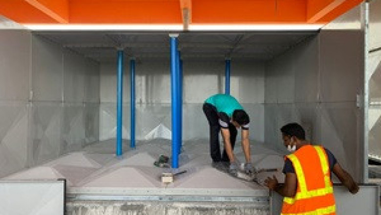 FRP water tank maintenance
