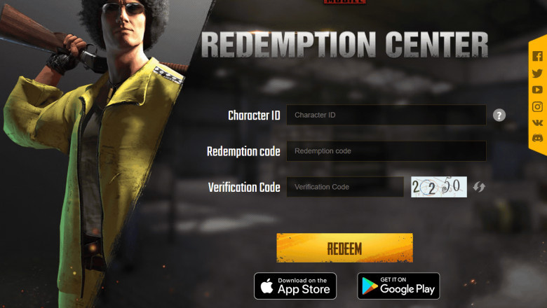 How to use free redeem codes for pubg?