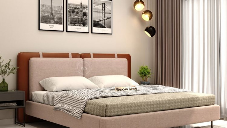 Cozy Minimalist Wooden Bed Design in Natural Light