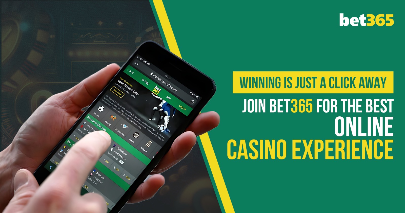 Winning is Just a Click Away: Join Bet365 for the Best Online Casino Experience