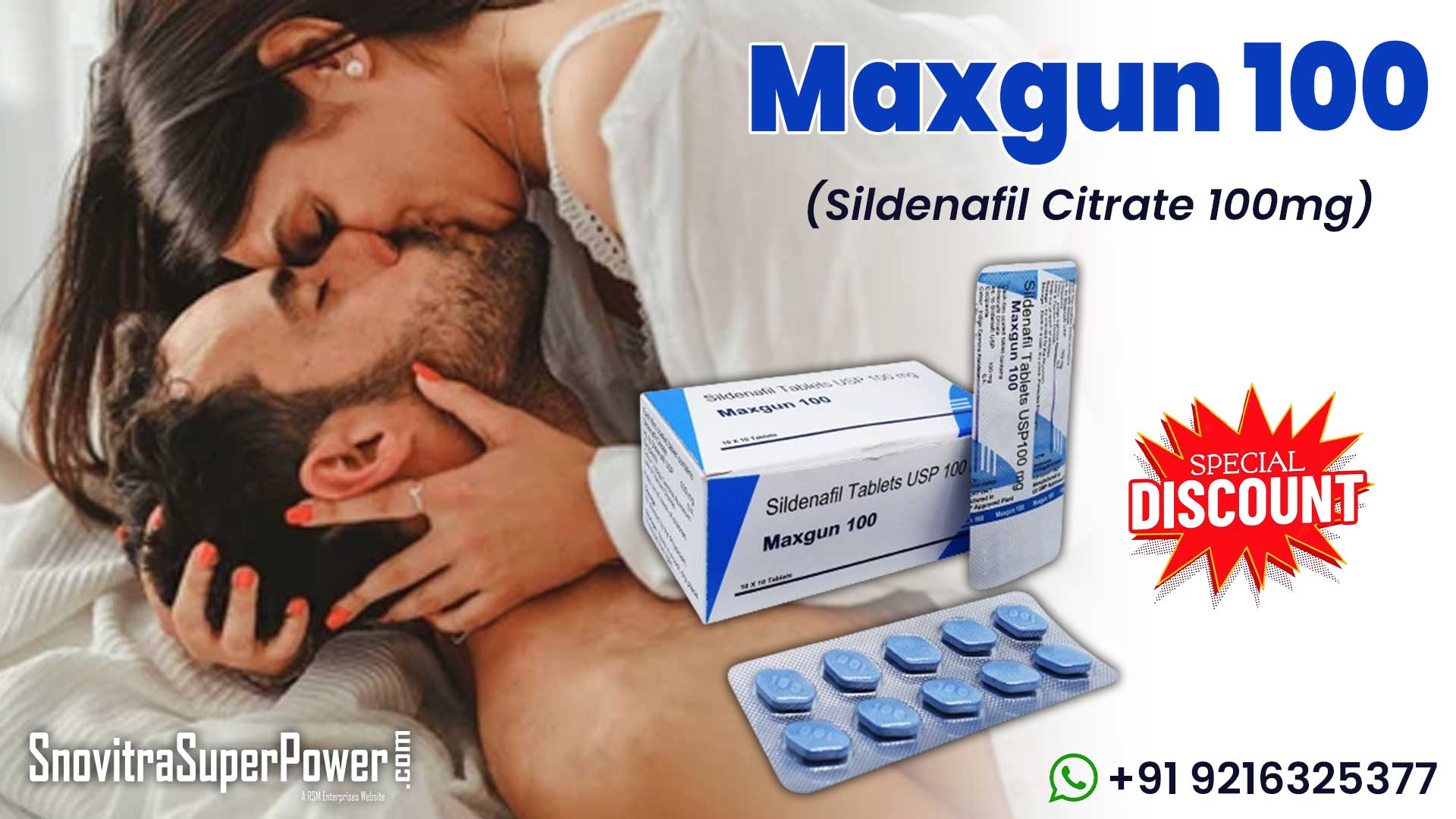 Maxgun 100mg: An Oral Medication Designed to Combat Erection Loss