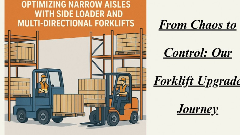 Optimizing Narrow Aisles with Side Loader and Multi-Directional Forklifts