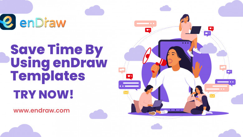 Use Free Social Media Templates by enDraw – Save Time & Work Smarter
