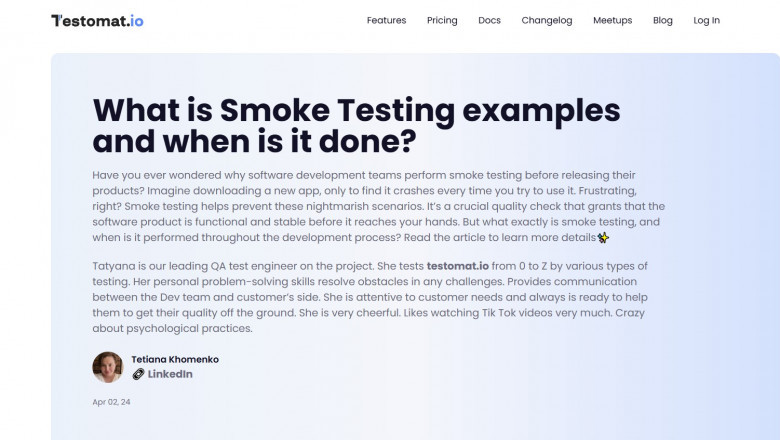 What Is a Smoke Test and Why It Matters in Software Development