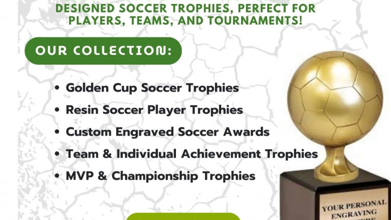 Celebrate the Beautiful Game with Custom Soccer Trophies from TrophyDeals
