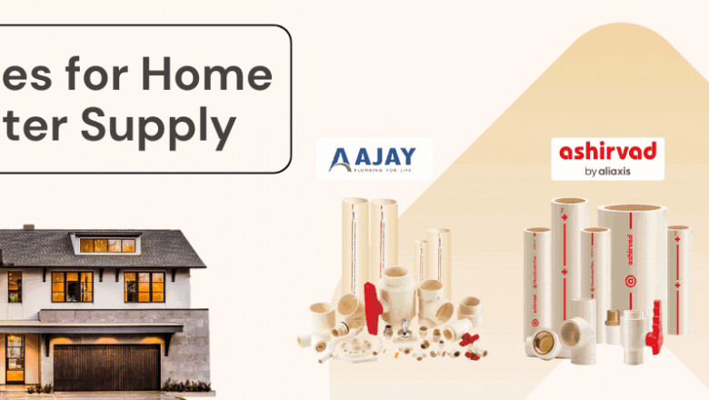 Best Pipes for Home for Water Supply