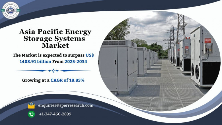 Asia Pacific Energy Storage Systems Market Share, Trends, Growth, Key Players and Business Opportunities 2034 : SPER Market Research