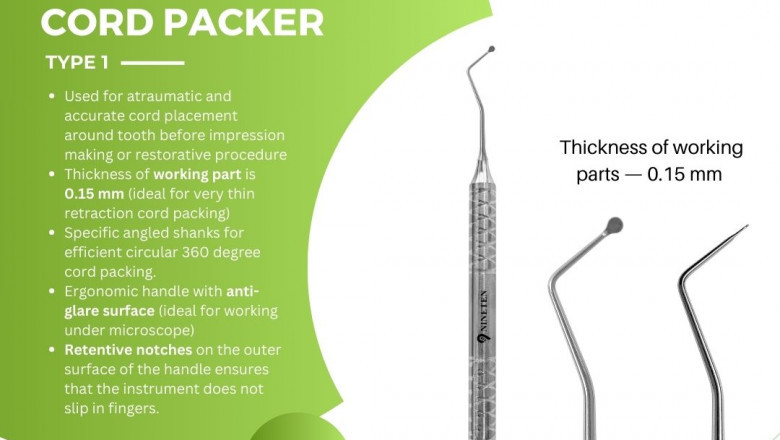 Key Instruments in Modern Impression Techniques: Dental Cord Packer