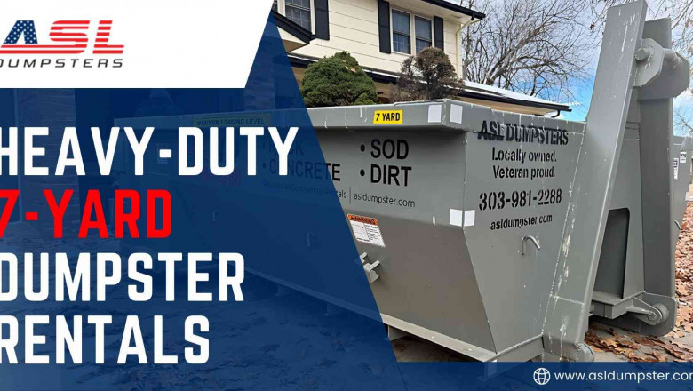Waste Management Solutions with ASL Dumpsters' 7-Yard Heavy-Duty Dumpsters