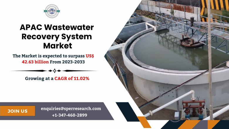 APAC Wastewater Recovery System Market Analysis, Share, Revenue, Companies and Future Opportunities 2034: SPER Market Research