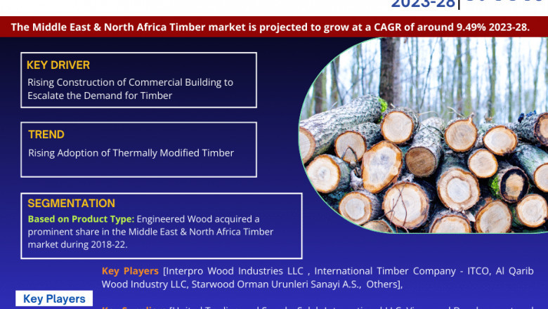 Middle East & North Africa Timber Market to Register 9.49% CAGR Through 2028 | Key Drivers and Opportunities