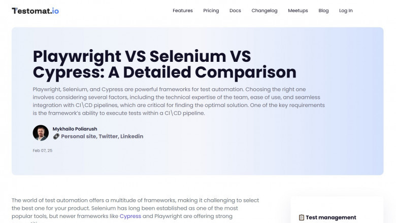 Playwright vs Cypress vs Selenium: A Detailed Comparison
