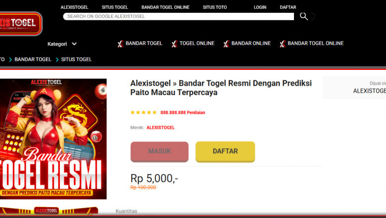 Alexistogel: Situs Bandar Togel Online Resmi dengan Prediksi Paito Macau & Pasaran Terlengkap