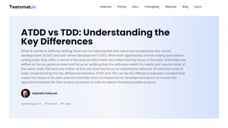 ATDD vs TDD: Understanding the Key Differences in Acceptance Test Driven Development