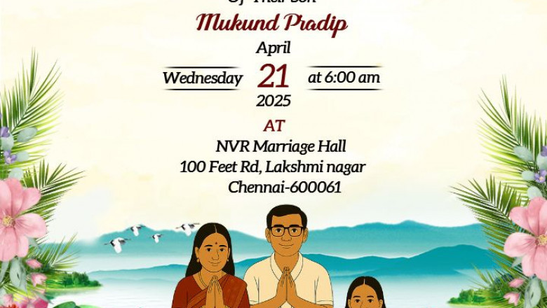 Upanayanam Invitation Maker – Create Your Sacred Thread Ceremony Cards with Ease