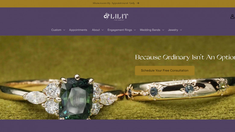 Gemstone wedding rings
