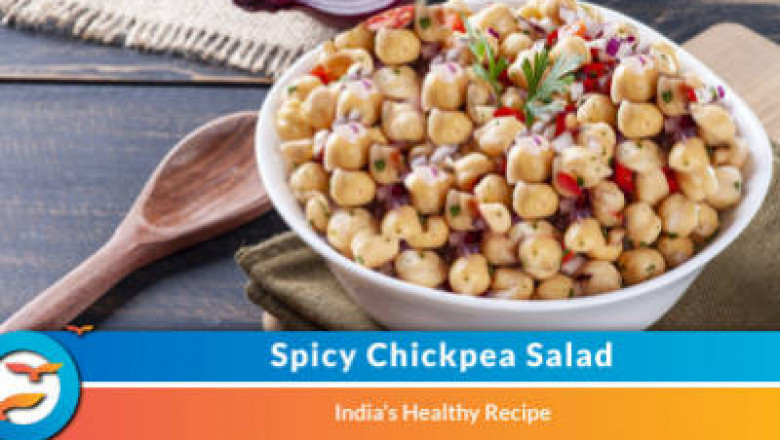 Spicy Chickpea Salad for Diabetes